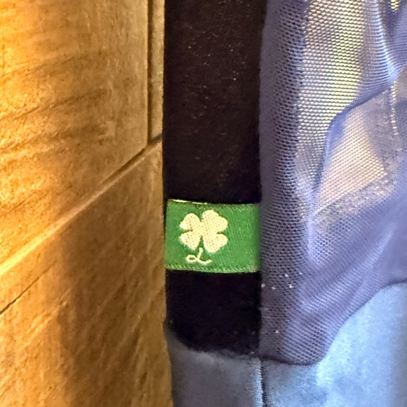 Luckyleo Royal Blue Leotard with Velvet and Mesh Accents - Picture 6 of 8